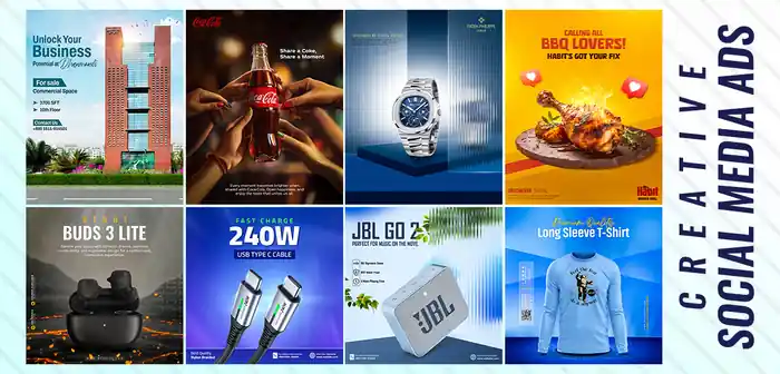 I can Design Eye-Catching Social Media Creatives