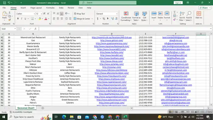 I can do b2b lead generation and email list building services