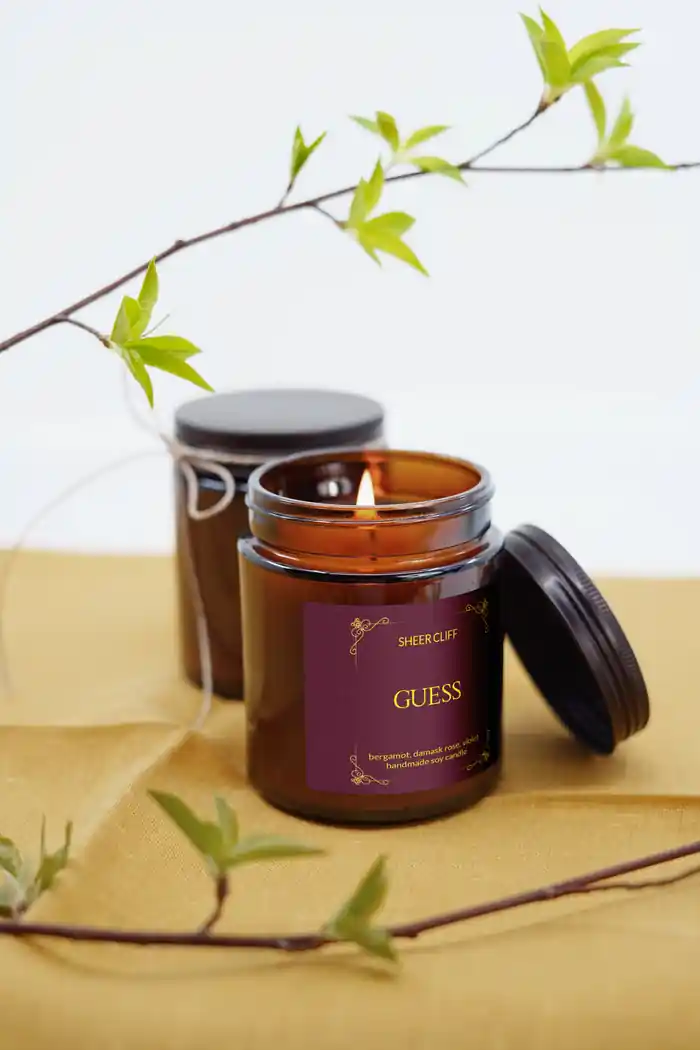 I can do luxury and minimal and custom candle label design