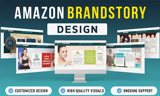 I can do eye-catching amazon brand story
