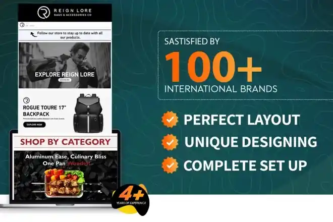 I can design amazon brand store & storefront