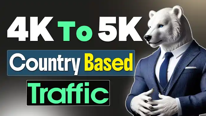 I can 4K to 5K country based targeted traffic for website via campaign