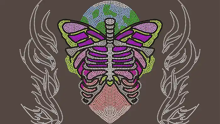 I can create rhinestone design and template for you