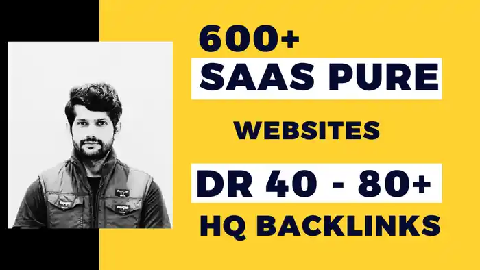 I can link insertion on 60 plus DR SAAS websites with HQ backlinks