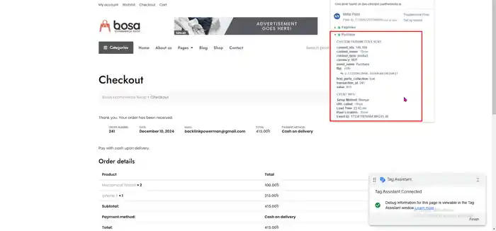 I can set up meta facebook pixel, meta conversion api with GTM, GA4 Tracking