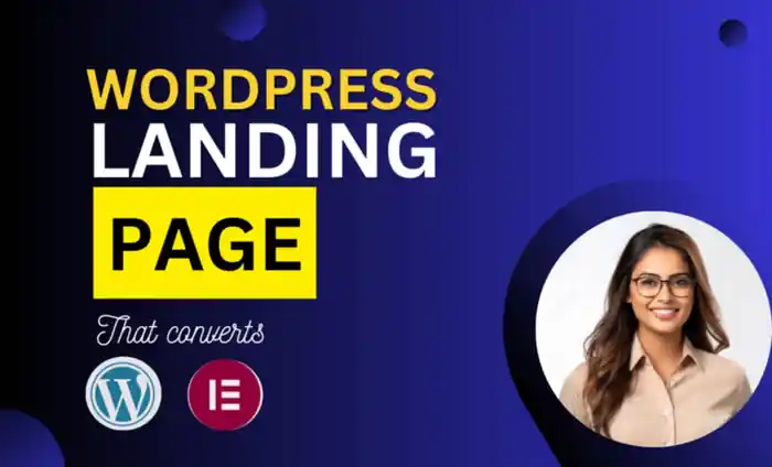 I can create a responsive wordpress landing page design.