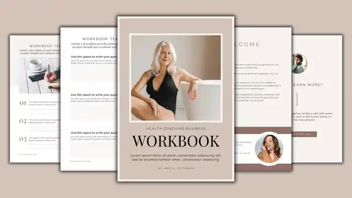 I can do canva lead magnet, journal, workbook, worksheet, ebook pdf