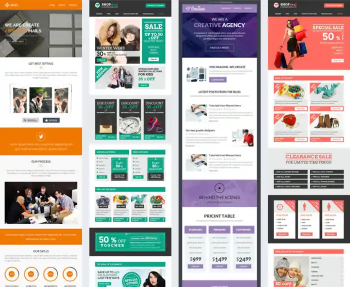 I can design HTML email template, mailchimp template, HTML newsletter