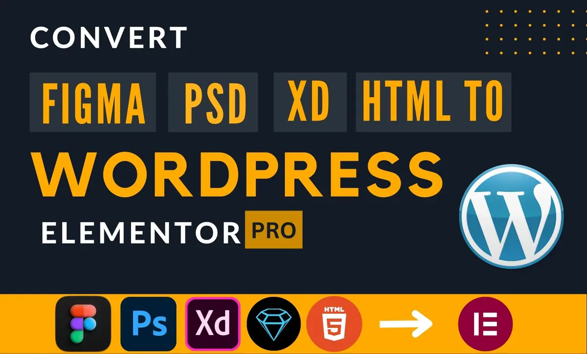 I can Figma, PSD, XD, and HTML designs into fully functional WordPress site