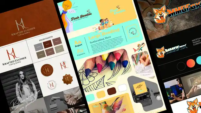 I can be your logo and brand board designer