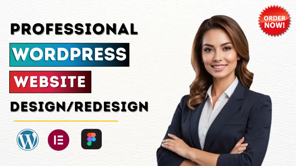 I can create and redesign a professional wordpress website for your business