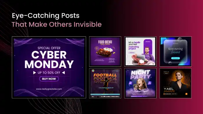 I can design pro social media posts and canva templates