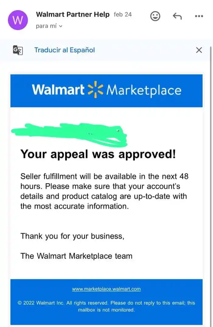 I can reinstate walmart all types of suspension