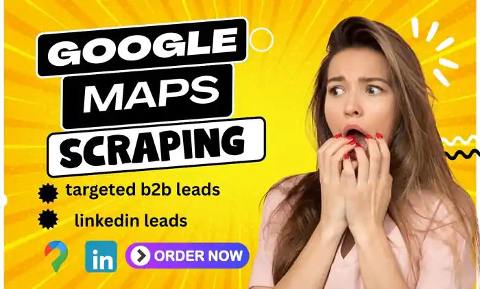 I can collect business leads from Google Map Yellow Pages and provid