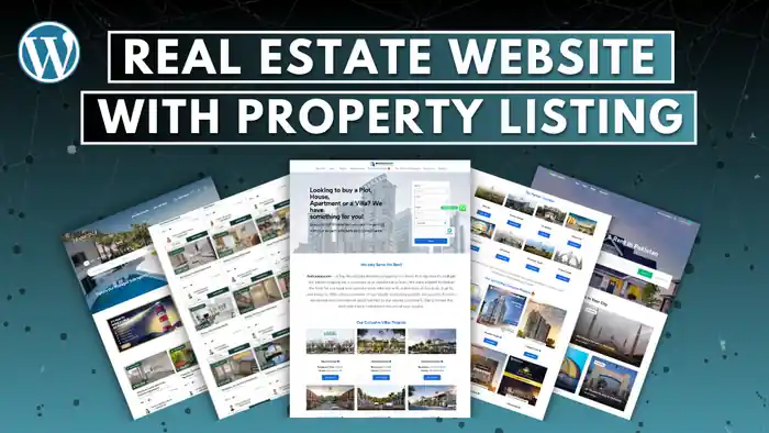 I can build professional real estate wordpress website with property listing