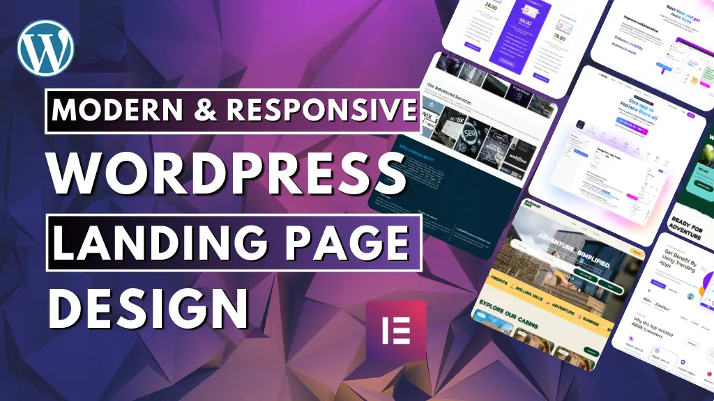 I can develop professional wordpress responsive landing page designs