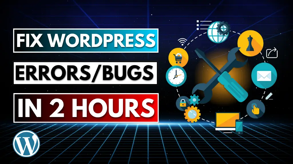 I can fix all wordpress bugs, issues and critical errors in 2 hours