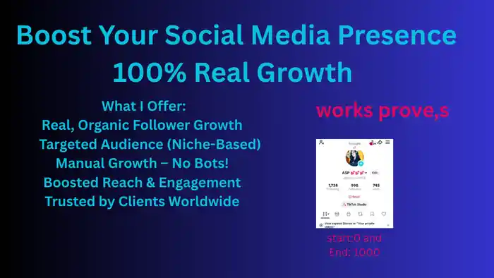 I can Social Media Marketing Expert । SEO Expert 