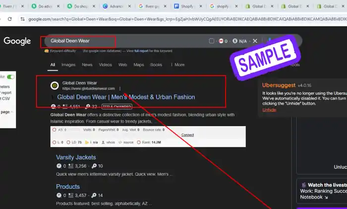 I can Provide Monthly Advanced Shopify SEO for Higher Google Ranking