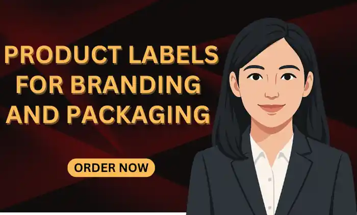 I can Design Custom Product Labels for Branding and Packaging