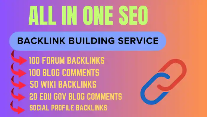 I can All in one SEO Backlinks Service