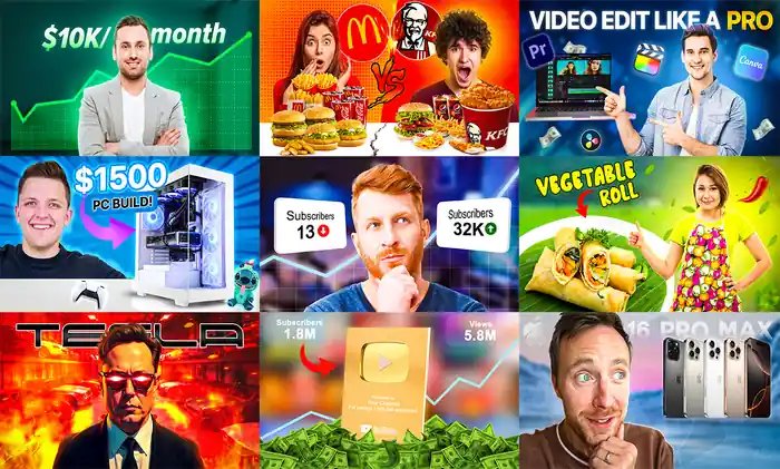 I can design amazing youtube thumbnail