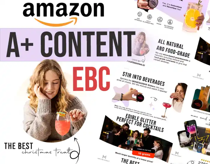 I can amazon listing images design, amazon infographic