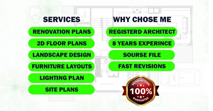 I can do Architectural design, of your house, apartment building, site plans