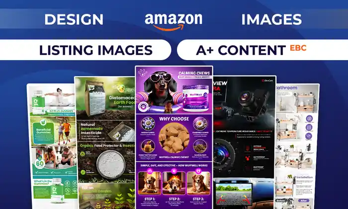 I can design Amazon A+ Content & Listing Images