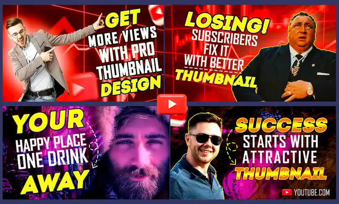 I can create social media design | thumbnail design