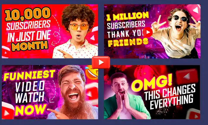 I can create social media design | thumbnail design