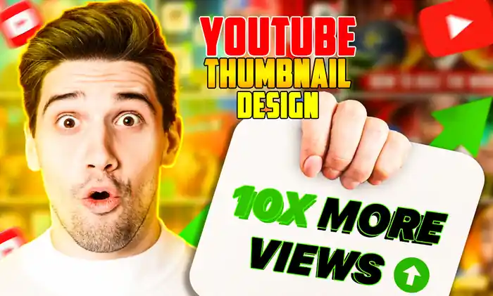 I can design amazing youtube thumbnail
