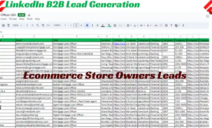 I can highly targeted b2b LinkedIn lead generation and email list building