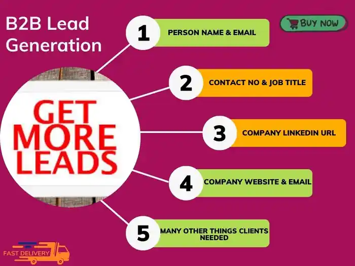 I can B2B Lead Generation, list building, Prospect List