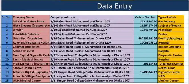 I can do accurate Data Entry into your time.