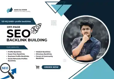 I can do 123 DA80+ Unique Profile SEO Backlinks For Your Website