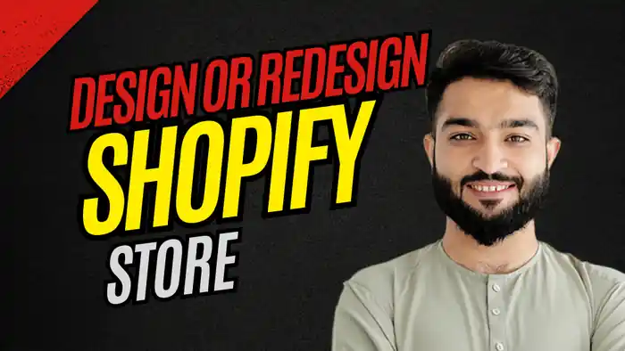 I can create, design, redesign shopify store, dropshipping store or shopify 