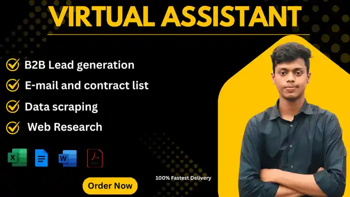 I can do b2b lead generation, linkedin lead, email and contact list building
