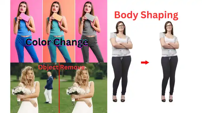 I can do photoshop work, photo editing, color change, face swap, in 3 hours