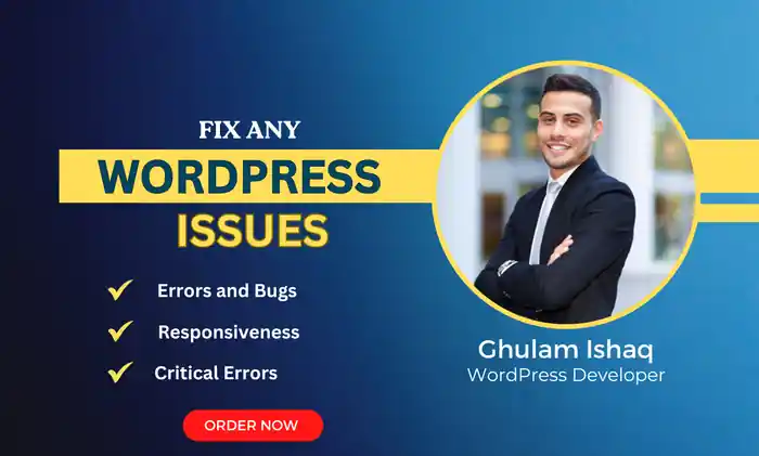 I can fix wordpress issues bugs errors in wordpress website