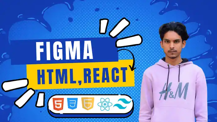 I can do figma to html figma to react frontend developer with tailwind css