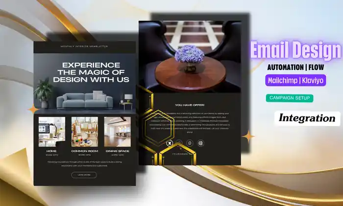 I can High-Converting Custom Email Newsletter Templates Mailchimp & Klaviyo