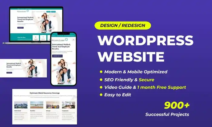 I can build any type of WordPress website | Custom & Full Stack
