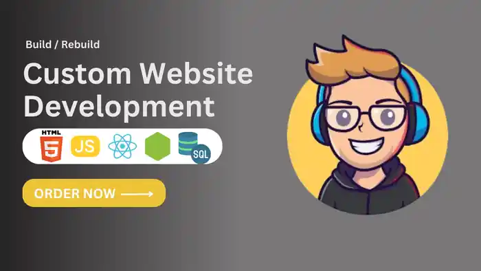 I can  Develop a Custom Responsive Website or Web Application