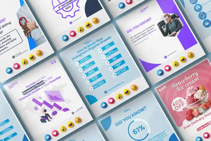 I can design facebook, instagram, linkedin posts