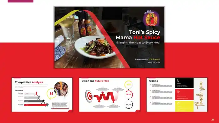 I can do professional Business Presentation, Sales and Investor Pitch