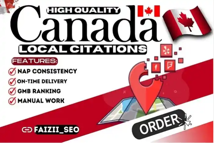 I can Do top Canada local citations for local business SEO