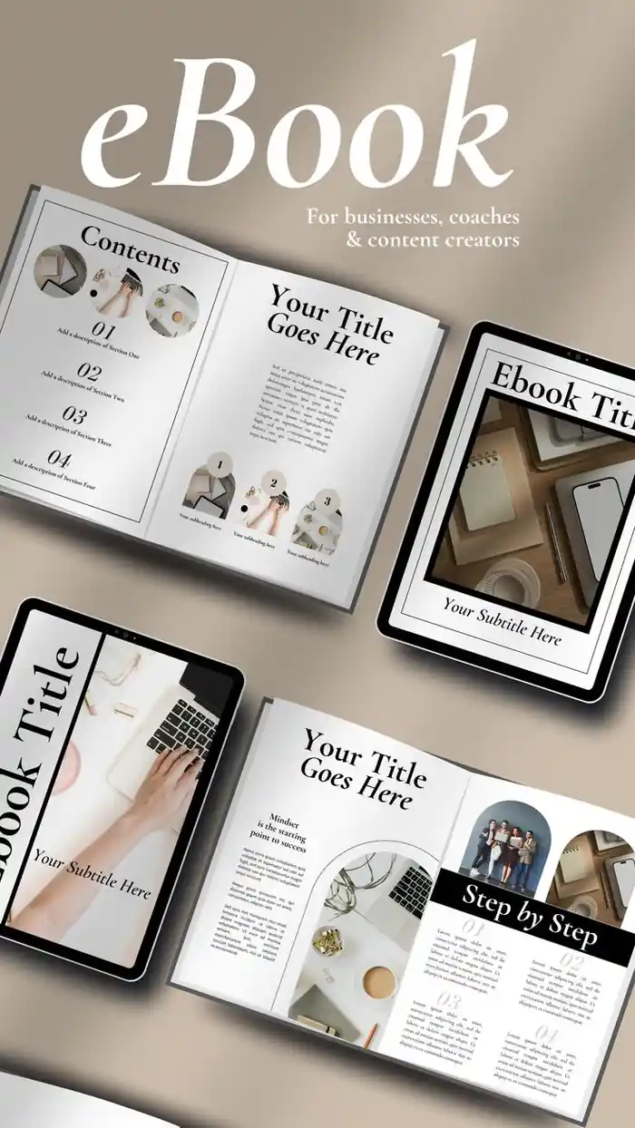 I can design professional eBooks, book covers and graphics