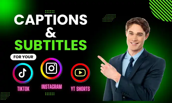 I can add subtitles and captions, video captions to your social media