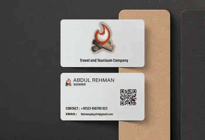 I can design luxury business and id card with qr code integration